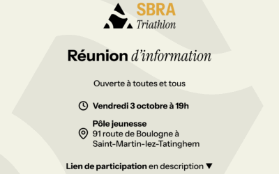 ✨ Réunion d’information – SBRA Triathlon ✨