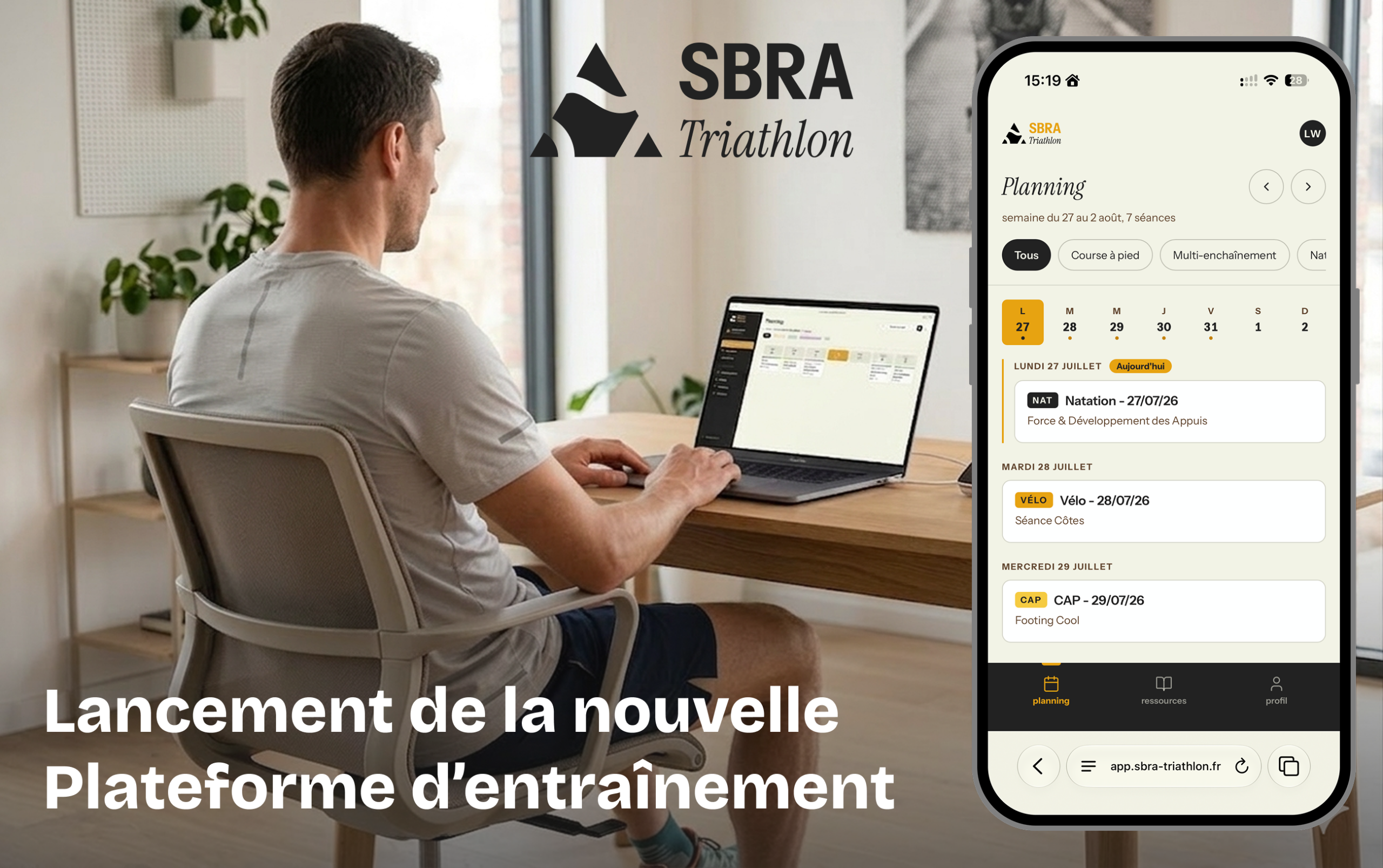 Planning d'entraînement pour la semaine du 20 avril 2026